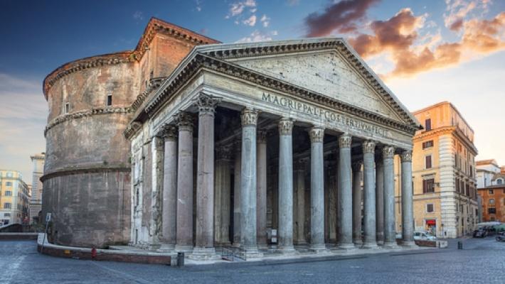 Pantheon ble et kristent gravsted under Pave Bonifatius IV Trastevere-kvarteret (7 km) Trastevere har siden antikken vært et byområde som var befolket av sjøfolk og havnearbeidere som arbeidet i de