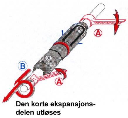 5. Installasjon av isolasjonshus 1. Del I settet følger med to stk.