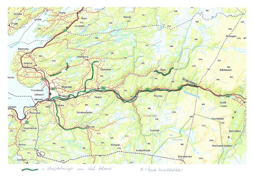 1 Innledning Denne NINA-kortrapporten presenterer resultatene fra taksering av bever i deler av Stjørdal kommune, utført på oppdrag fra Stjørdal kommune (Refnr. 2015/5524-1).