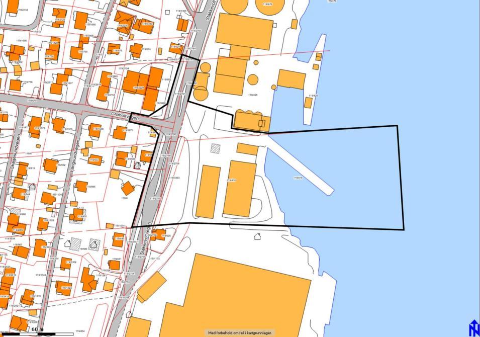 05 Byutviklingssjefens vurdering Bakgrunn Odd Berg Gruppens virksomhet i Terjevika langs Stakkevollvegen har endret seg over tid, og deler av det gamle anlegget er klar for utskifting.