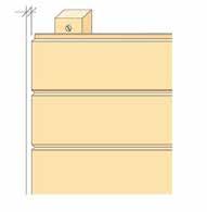 Vi anbefaler å benytte vår panelklips på paneler på 120 mm bredde og smalere, da unngår man synlige spikerhull i panelen. Denne klipsen kan benyttes på både tak og vegg.