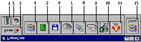 7. Arbeide med PaperCom Merk: PaperCom kjører ikke under Windows NT 4.0 PaperCom gir deg rask tilgang til skannerens mange funksjoner. Det er omtrent ikke for innstillinger.
