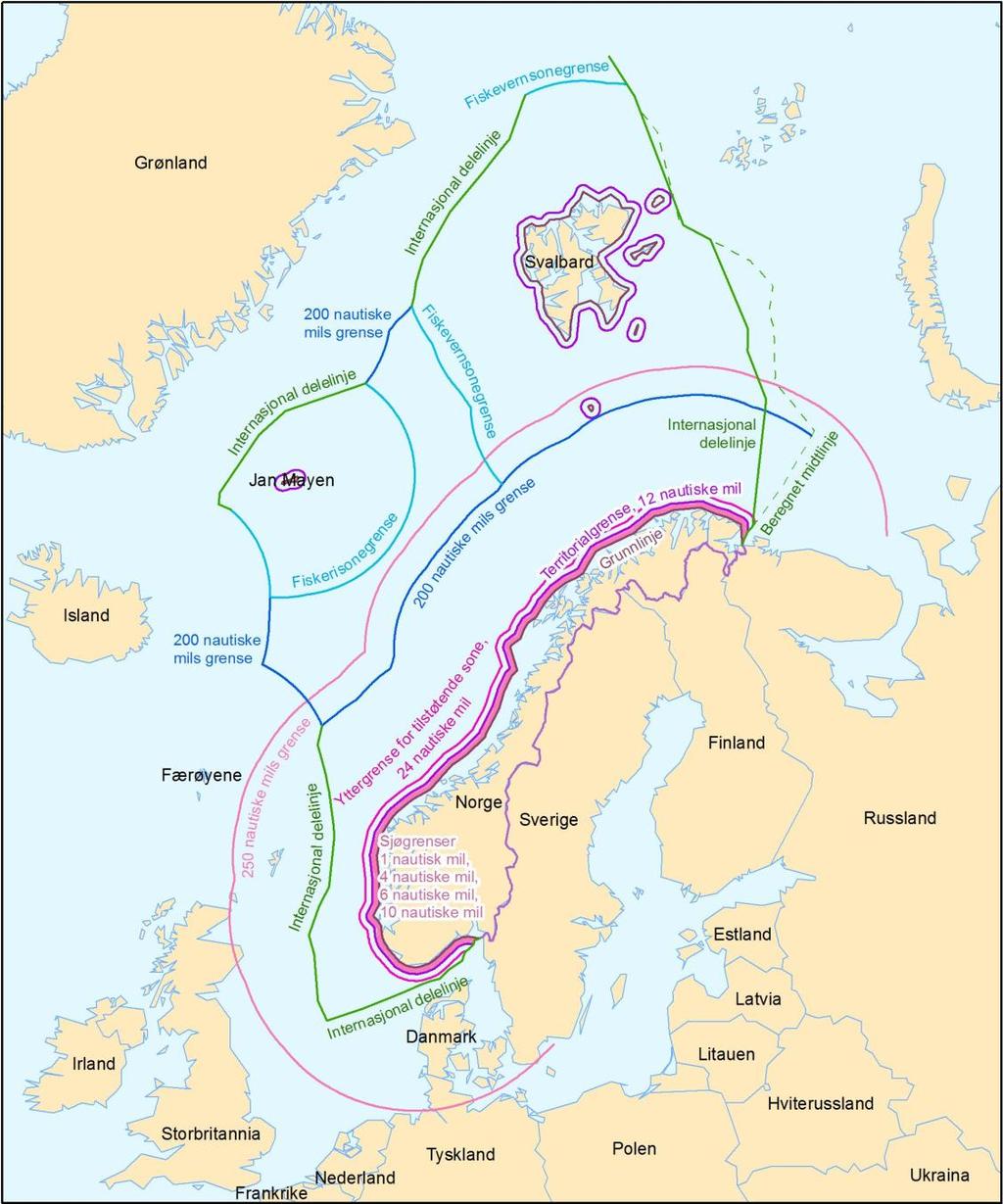 Norske havområder utgjør seks