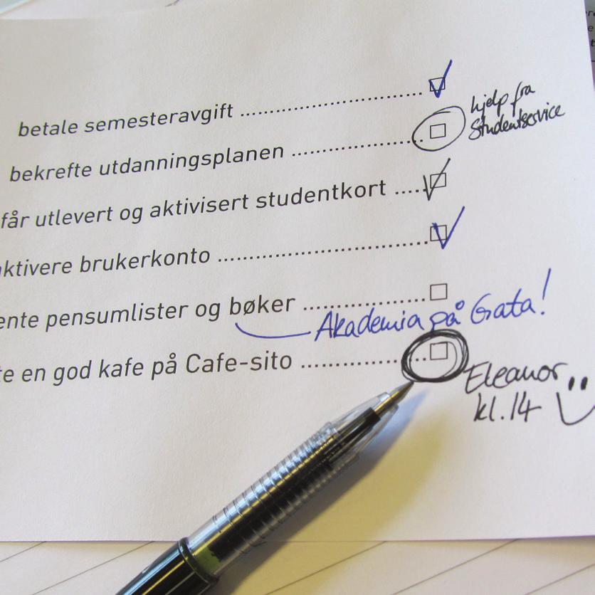 Starten: dette må du huske Det finnes en del ting som du må huske hvert semester, andre gjør du én gang for alle når du starter som ny student ved NTNU. På innsida under Ny student (innsida.ntnu.