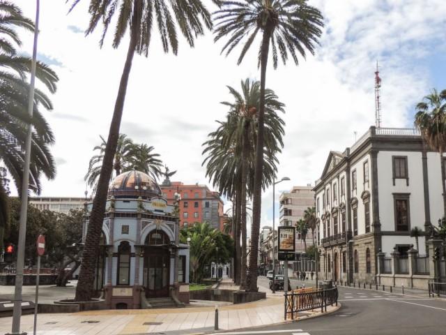 Teatro Perez Galdos, italiensk-inspirert og et av landemerkene i byen.