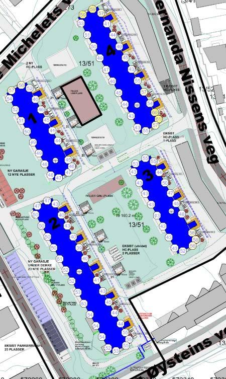 Side 13 av 20 Figur 4-7: Punktberegning av støynivå