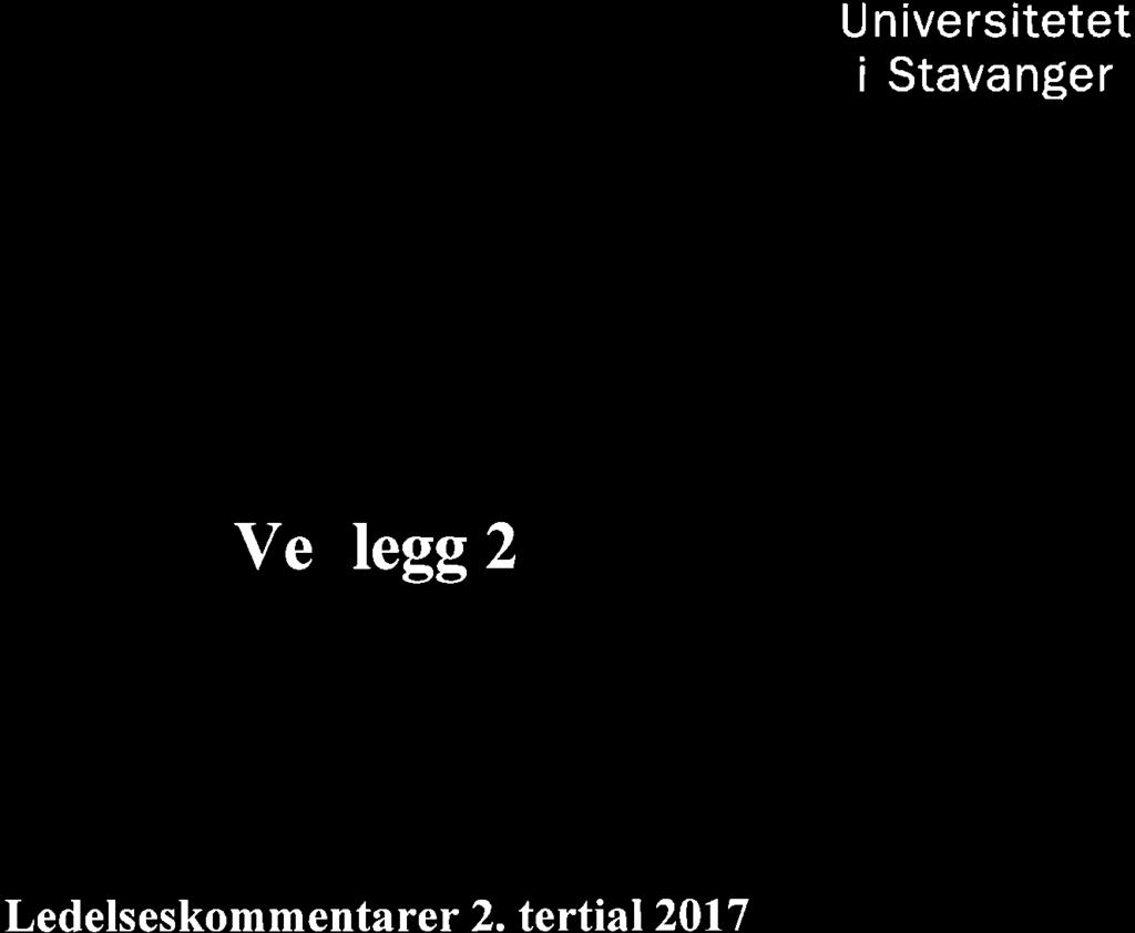 U Universitetet i Stavanger Vedlegg