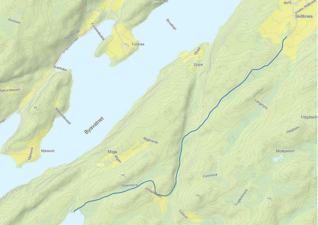 Migtjønna 6 km tur-retur Migtjønna Migtjønna Jonasplassen 1 time og 30 minutter 63