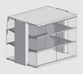 Eksponering Tilbehør - Cube service (VIT) kjølt og nøytral (NL) eksponeringsmonter Kode DL-TL tilbehør NOR SP18944 SKYVEDØRER FOR 802 TL BORDMONTER 2 324 SP18945 SKYVEDØRER FOR 803 TL BORDMONTER 2