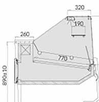 75 Utvendige mål BxDxH mm 1020x1180x1220 1330x1180x1220 1645x1180x1220 1960x1180x1220 2580x1180x1220 3210x1180x1220 3830x1180x1220 Temperaturområde C +1...+10 +1.