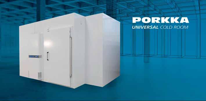 Universal Cold Rooms Porkkas universal coldrooms - UCR 1 Porkka UCR rom er designet for å optimalisere bruken av tilgjengelig plass på best måten.