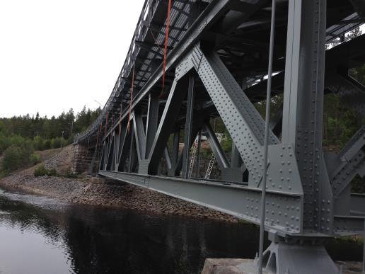 Sandblåsing og maling 1 bru. Bru bytte/fjerning 4 bruer Brevikbanen.