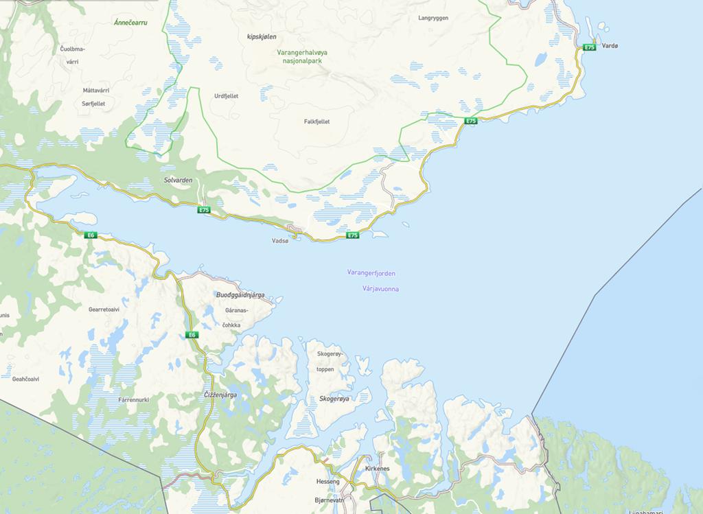 2. FORMÅL OG TEMAOMRÅDER Formålet med en kystsoneplan for Varanger er å utarbeide et kunnskapsbasert forvaltningsverktøy for kommunene.