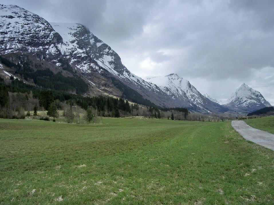 Landskapsbilde Landskapsvurderingar knytt opp mot landskapsinngrep, topografi, landskapselement og endringar i kultur- og naturlandskapet.