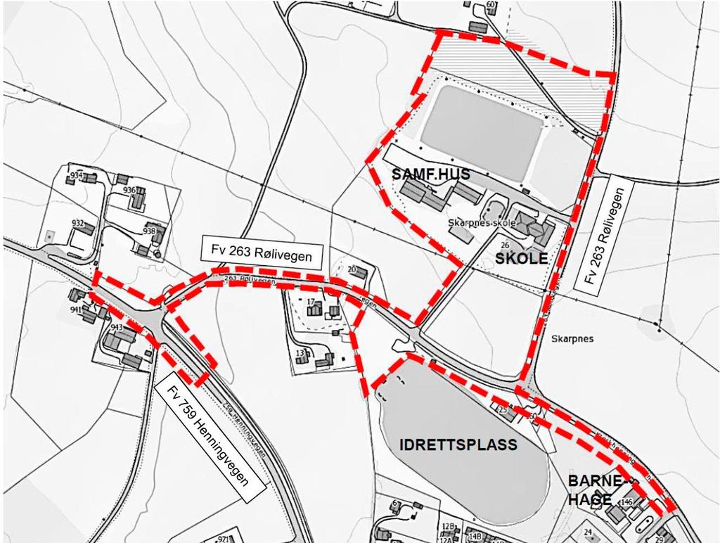 Til: Fra: Steinkjer kommune / v. Jon Birger Johnsen Norconsult v/henning Tiarks Dato 2017-08-30 Detaljregulering Skarpnes skole - Skredfarevurdering 1. Innledning På oppdrag fra Steinkjer kommune / v.