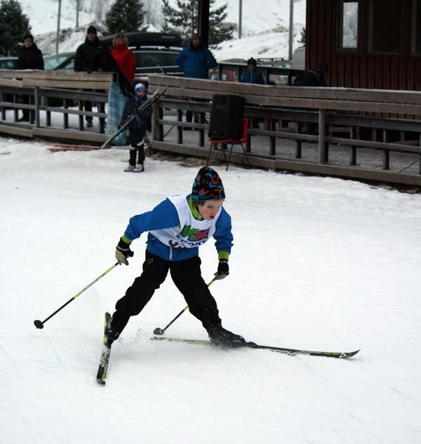 Karl Erik Lein Fossum (gutter 9) var Ogndals første startende og gikk rundt de samme 1,3 kilometrene