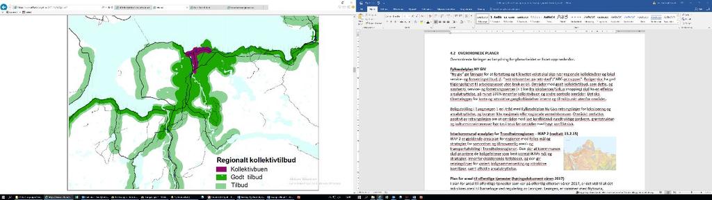 TUNGAVEGEN 1 - FORSLAG TIL PLANPROGRAM 13 4.2 OVERORDNEDE PLANER Oveodnede føinge av betydning fo planabeidet e listet opp nedenfo.