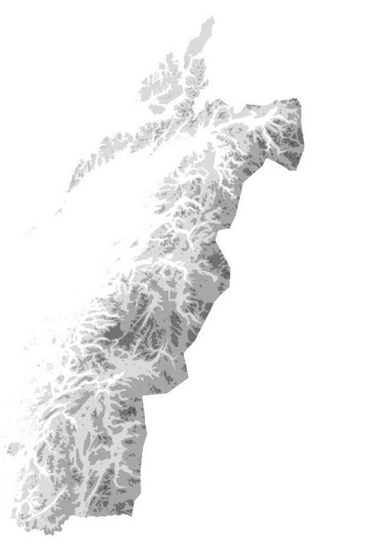Ferskvannsbiologen Rapport 17-7 Figur 1 Kartutsnitt fra Glomfjellet. Reguleringsmagasiner er vist med mørk blå farge og overføringstunneler er tegnet inn (kart er hentet fra NVE atlas).