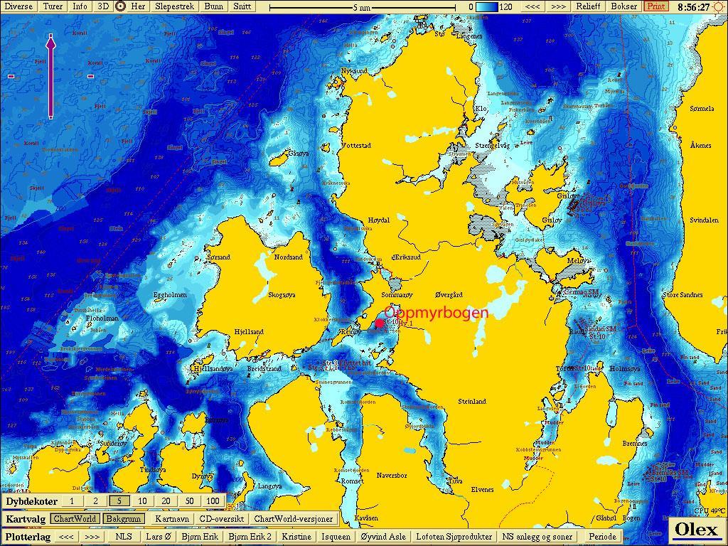 Oppmyrbogen 5 m, 15 m,