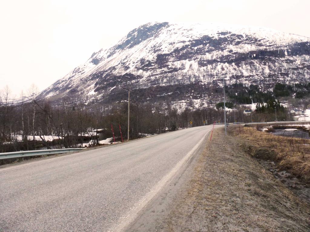 FAGRAPPORT LANDSKAP 9 (15) beveger seg langs vegen. Figur 2 Bildet viser fjellet Storala som troner over landskapet.