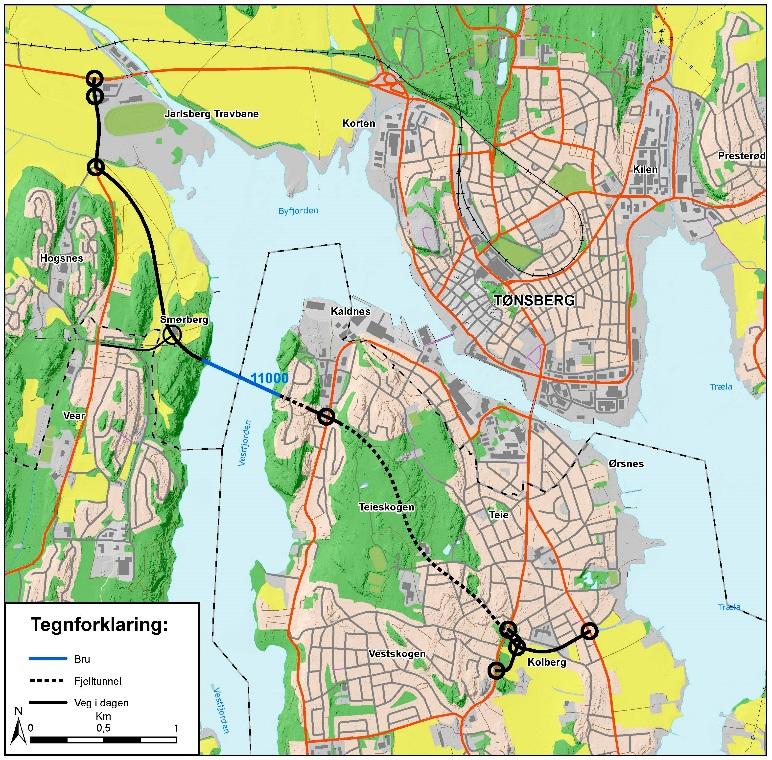 Temarapport Landskapsbilde Konsekvensutredning for kommunedelplan 5.3.