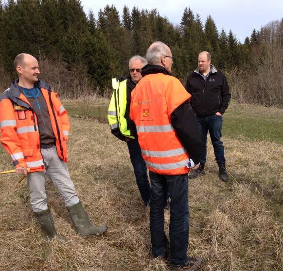 vegløsning Reppe Reitan med grunneiere og myndigheter på Malvik 28 januar 2015 samlet mange av de direkte berørte partene.