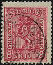 Best.nr.: 3691 2 skilling ultramarin posthorn 1872/75.