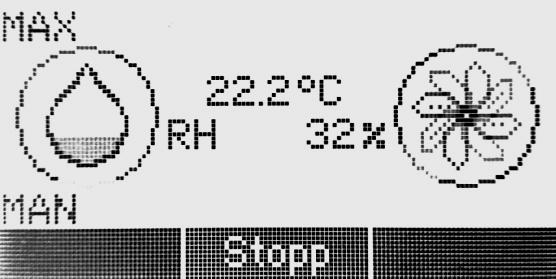 Startbilde Når K5 ES HP PX starter, vises to alternativer for brukeren i displayet: Normal start Start: Starter maskinen med standardinnstillinger, kontinuerlig drift med maksimal kapasitet.