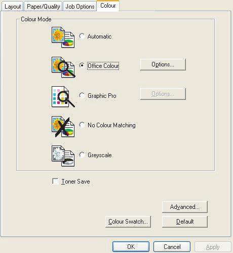 WINDOWS Denne informasjonen gjelder for PCL 5c-, PCL 6- og