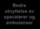 EMCCs ICT solutions that are able to handle extraordinary volumes, and having a very high stability Bedre samhandling med andre nødetater Improved collaboration and coordination with other emergency