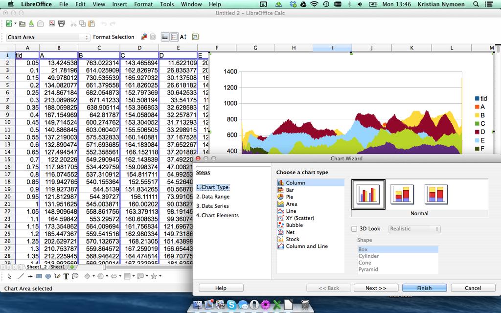 LibreOffice (Mac) NB.