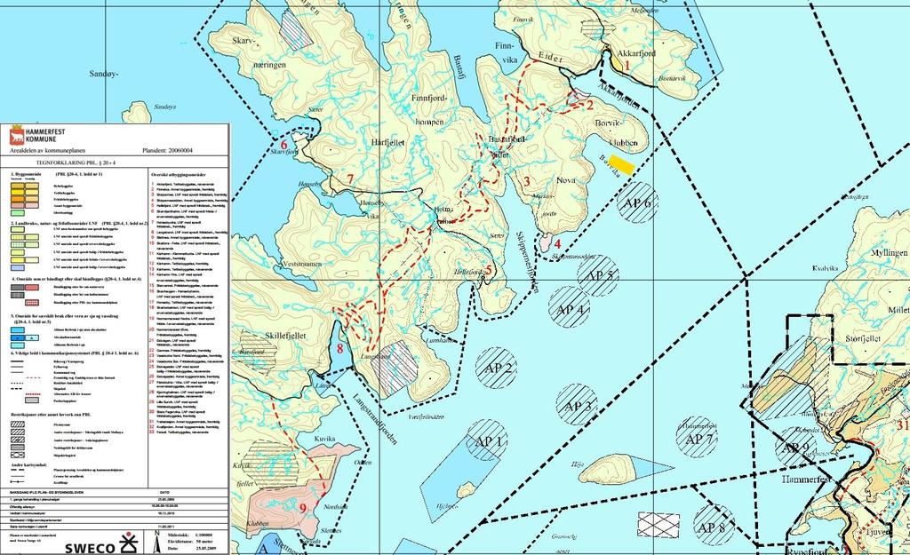 Vedlegg 6.3 Andre vedlegg Vedlegg 6.3.1 kommuneplan Kartutsnitt fra del av kommunens arealplan rundt lokaliteten. Hentet fra kommunens egen nettside.