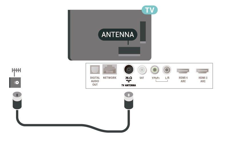 Selv om denne TV-en har et svært lavt strømforbruk i standby, bør du koble fra strømkabelen for å spare strøm hvis du ikke bruker TV-en over lengre tid.