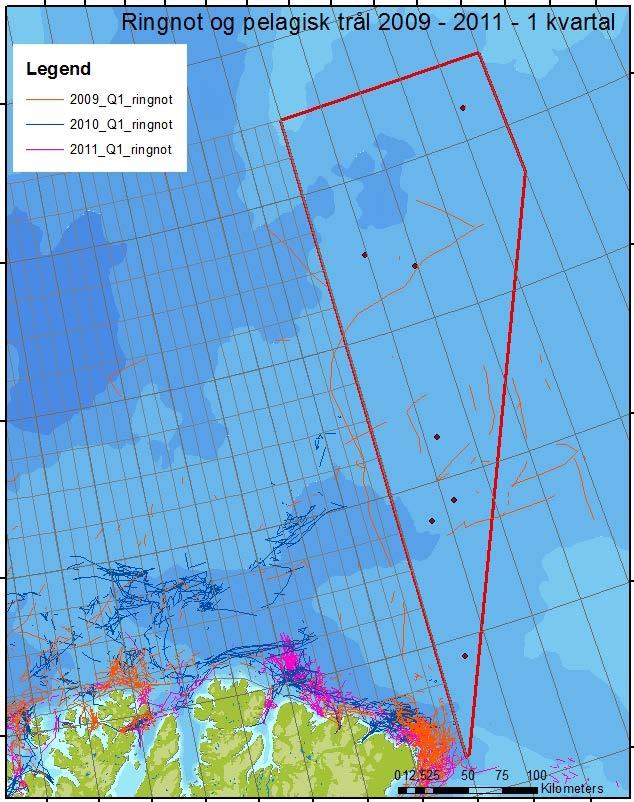 Figur 8 Kvartalsvis fordeling av norsk fiske med