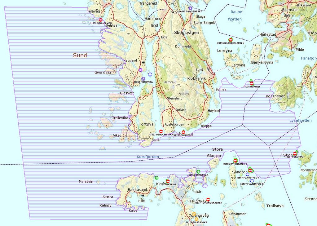 Side 7/16 I Lurefjorden og Lindåsosane vil det vere spesielt viktig å ta vare på tersklane som styrer vassutvekslinga og dermed dei fysiske rammevilkåra i fjorden og pollane.