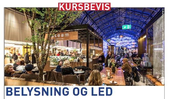 31.01.17 Kurs: Belysning og LED arkitektenes hus Dette kurset til NIL gikk ut på belysning og bruk av LED i prosjekter.