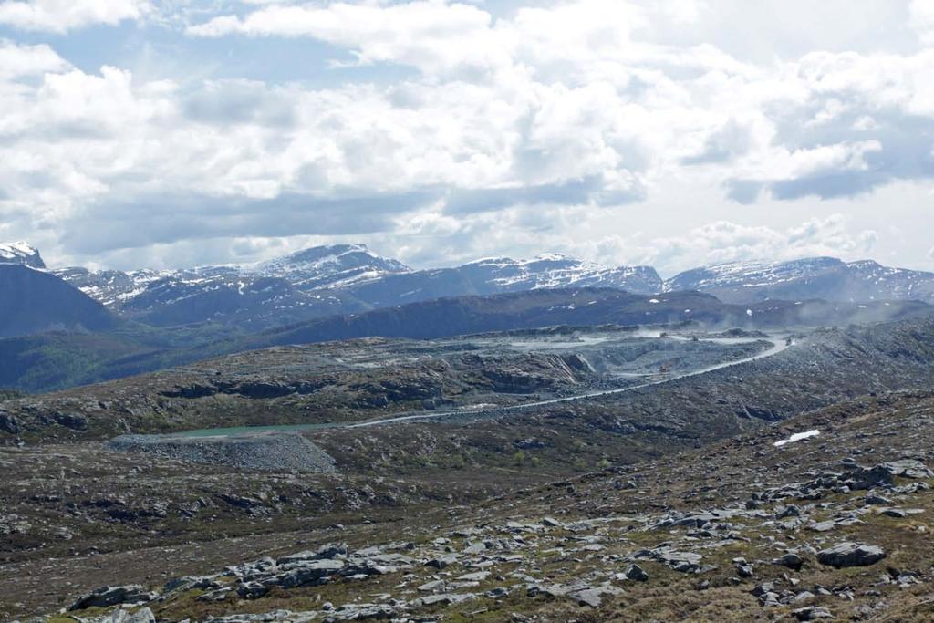 Sætrefjellet. Marafjellet i bakgrunnen.