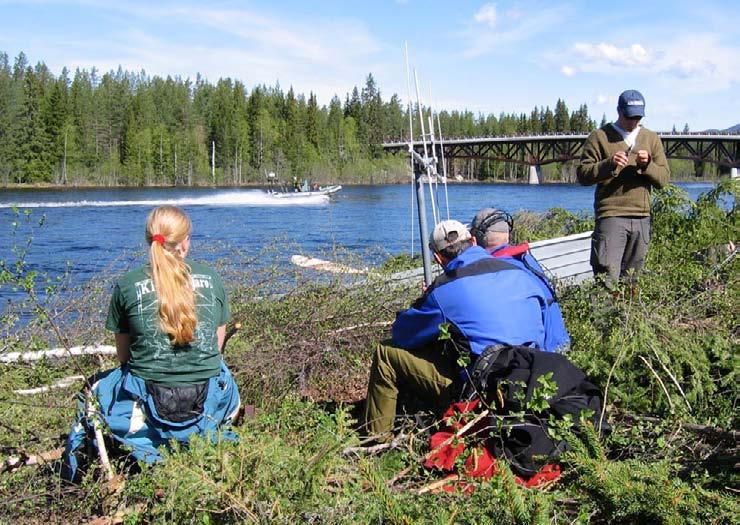 Våren og høsten 2006 ble det gjennomført forstyrrelsesforsøk på henholdsvis harr og ørrret på gyteplassene ved OVAS området.