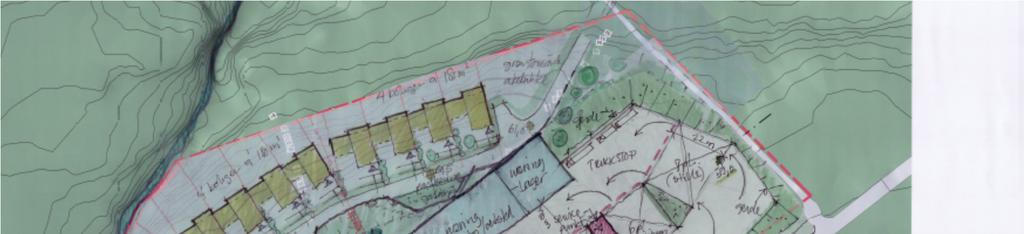 2.2 Planlagte tiltak Innenfor ny plan ønskes det tilrettelagt for kombinert bebyggelse av næring / kontor / tjenesteyting / boliger med tilhørende