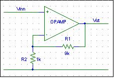 4d) Figur 4 viser en zenerstabiliserende krets. V INN = 2 volt. R=2kΩ. Vi varierer R 2 fra 0 kω til 0 kω. Tegn opp et diagram som viser V UT som funksjon av R 2.