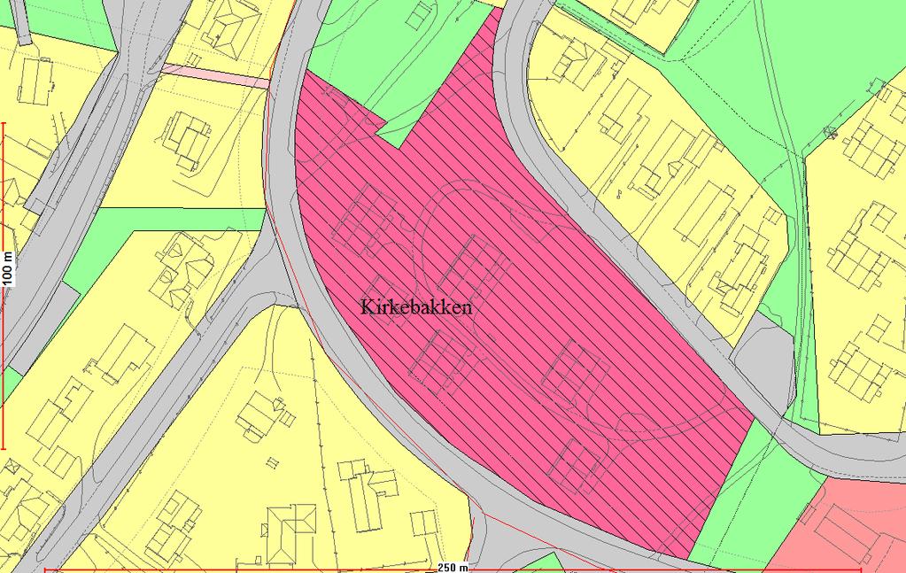 Planstatus: Planområdet er i kommuneplanens arealdel avsatt som