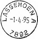 Postkontoret 7892 TRONES ble lagt ned fra 126197 Trones PiB, Trones Handel, f.om. 18.06.2002. Stempel nr. HS1 Type: Karteringspåskrift Registrert brukt 02.10.