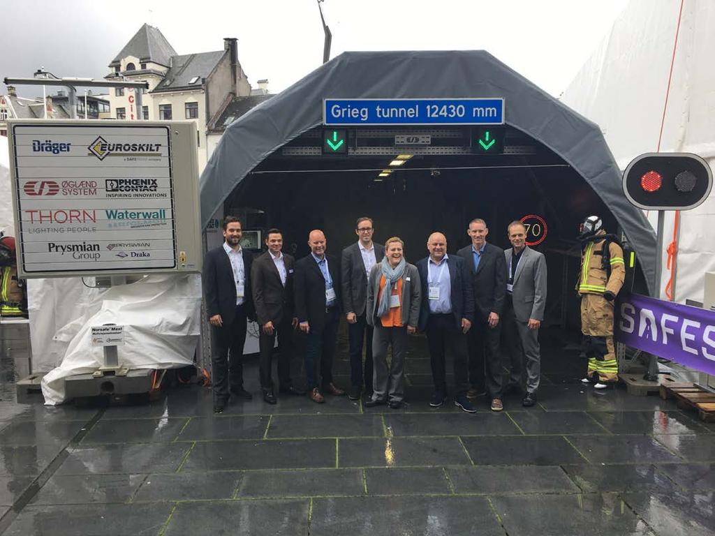 Safest Tunnel WTC 2017 i Bergen 7 Selskap Utformet et helhetlig