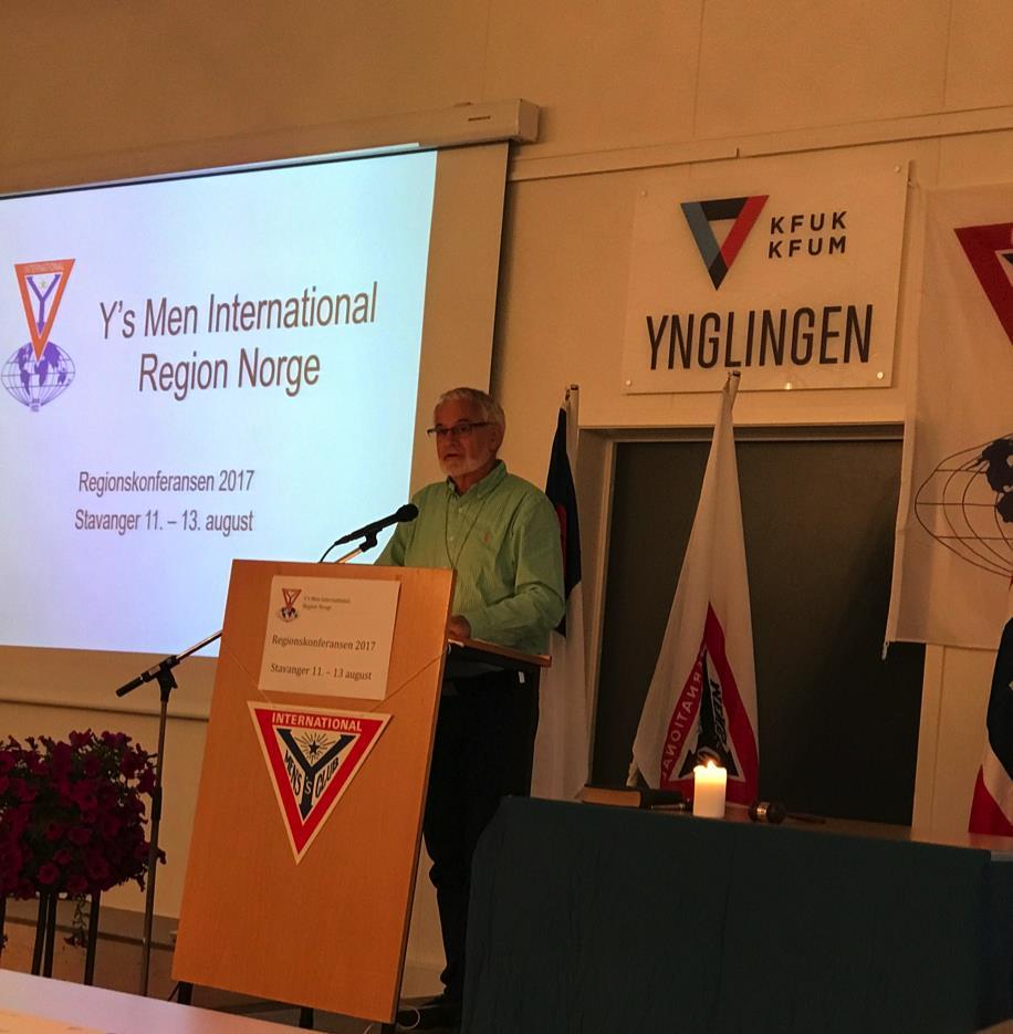 10 Kveldstanker på regionskonferansen Professor Thor Strandenes hadde en fin avslutning fredagskvelden på Regionskonferansen.