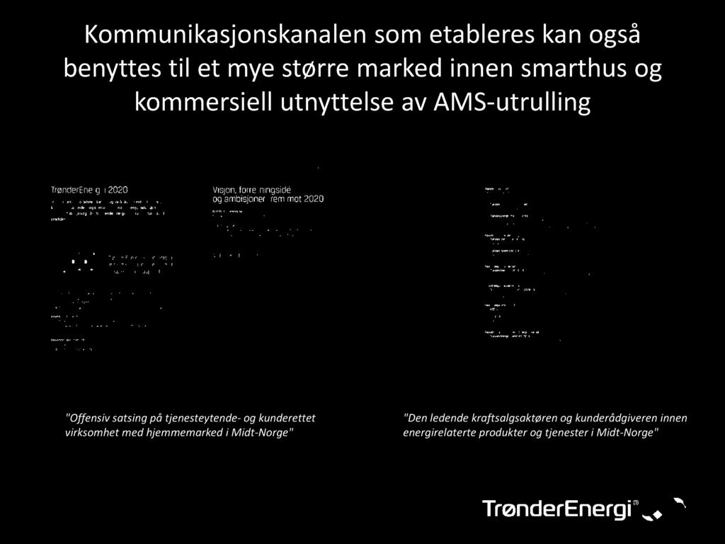 kunderettet virksomhet med hjemmemarked i Midt - Norge" Konsernstrategi 2012-2016 (om TrønderEnergi