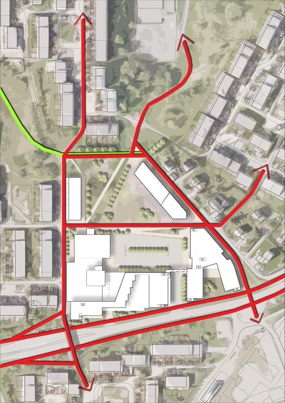 Trafikksituasjonen for krysset mellom Blaklivegen og Ingeborg Aas veg vil med planlagt nyskapt trafikk og framskriving til 2024 fremdeles være langt unna kapasitetsgrensen for krysset.