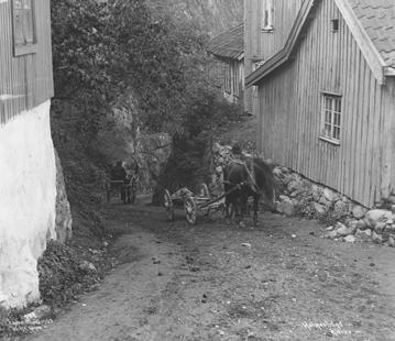 1850-1899 41 % 1650-1849 29 % Over halvparten av hus datert før 1800 hører hjemme i byen eller nær opp til byen.