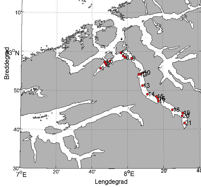 1.2 Sunndalsfjorden og Tingvollfjorden Sunndalsfjorden er innerste del av et større fjordsystem som omfatter blant annet Tingvollfjorden og Batnfjorden.