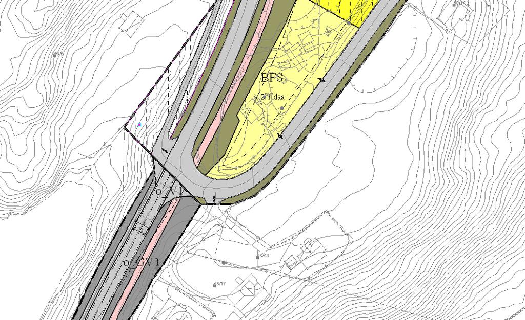 2. OMTALE AV PLANOMRÅDET - EKSISTERANDE TILHØVE 2.1 Lokalisering og arealbruk Planområdet er lokalisert på nordsida av Gurskøya, langs FV10 i Herøy kommune.