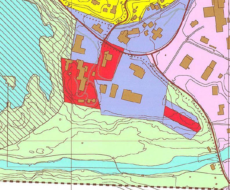 PLANOMTALE 5 1.3 Bakgrunn for planarbeidet Vinje kommune har vedteke å bygge to nye omsorgsbustader på Åmot. Det har vært skissert fleire alternativ, bl.a. å bygge på parkeringsplassen ved Fristadsenteret.